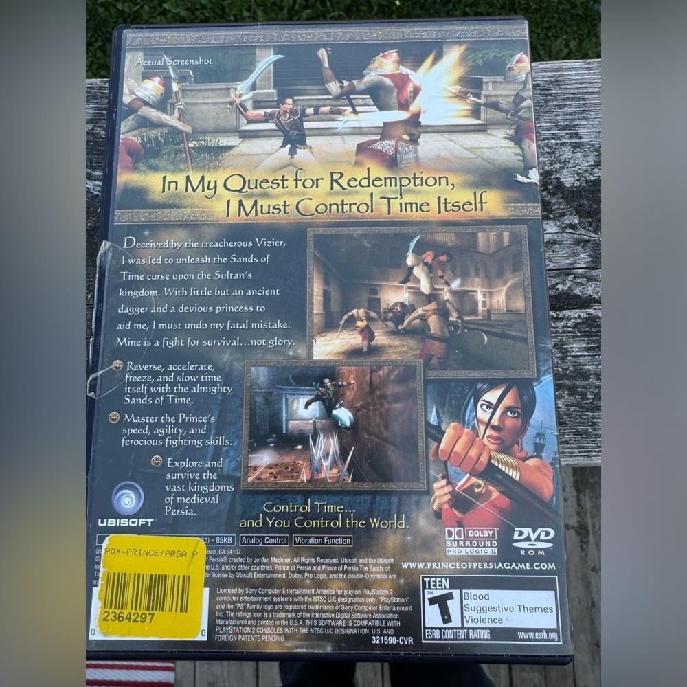 Prince of Persia the sands of time video game for ps2 - Picture 3 of 4